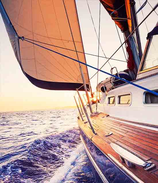 Choose from our selection of sail boats on your next vacation